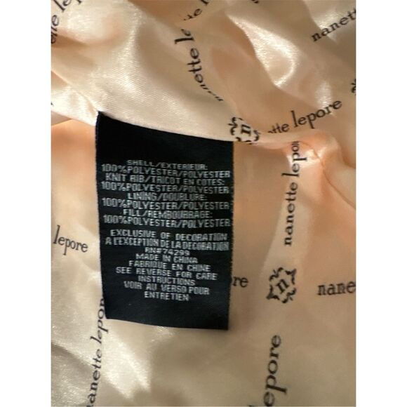 Nanette Lepore Women's Studded Twill Bomber Jacket Olive Green Size Large NWT - Picture 8 of 9